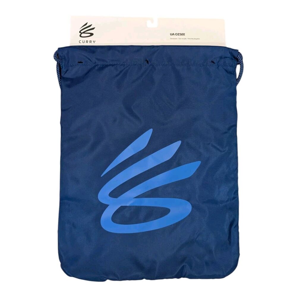 UNDER ARMOUR STEPH CURRY Ozsee GYM BAG SACK BRAND NEW Warriors Interior Pocket